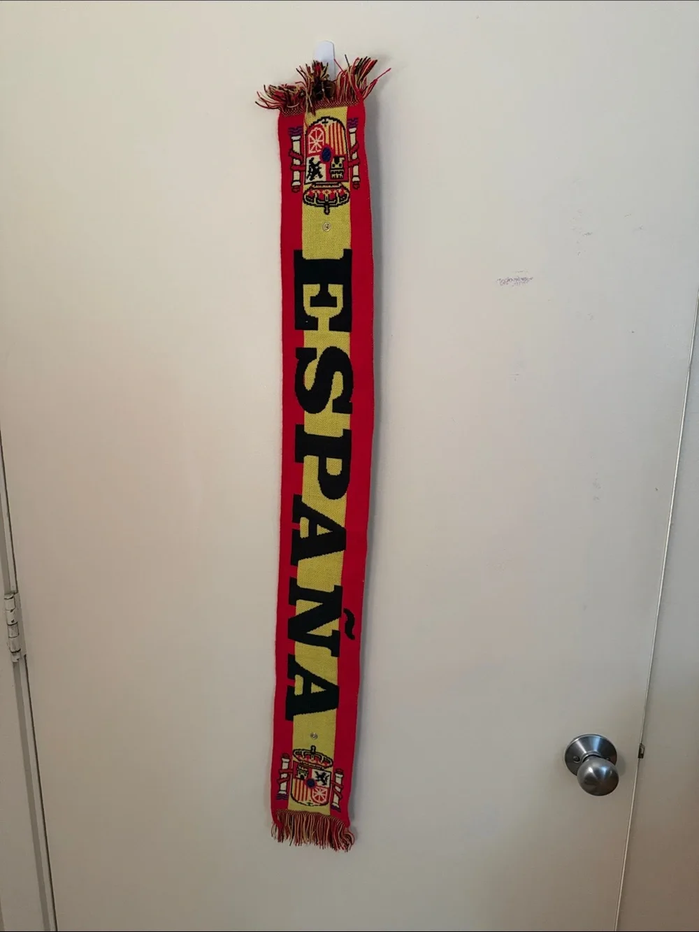 Red and Yellow España Kids Scarf